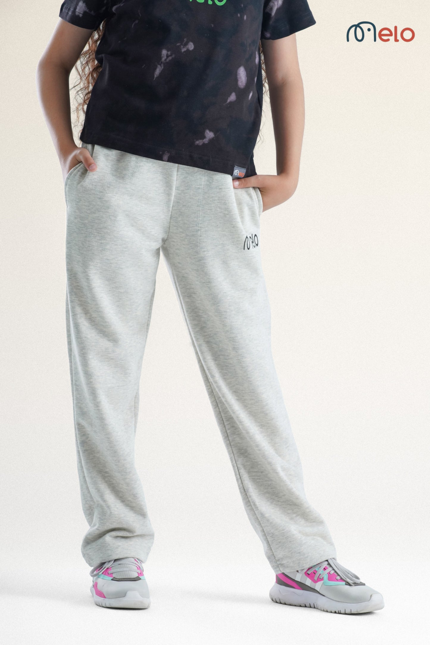 stright Legs Pants – Light Gray