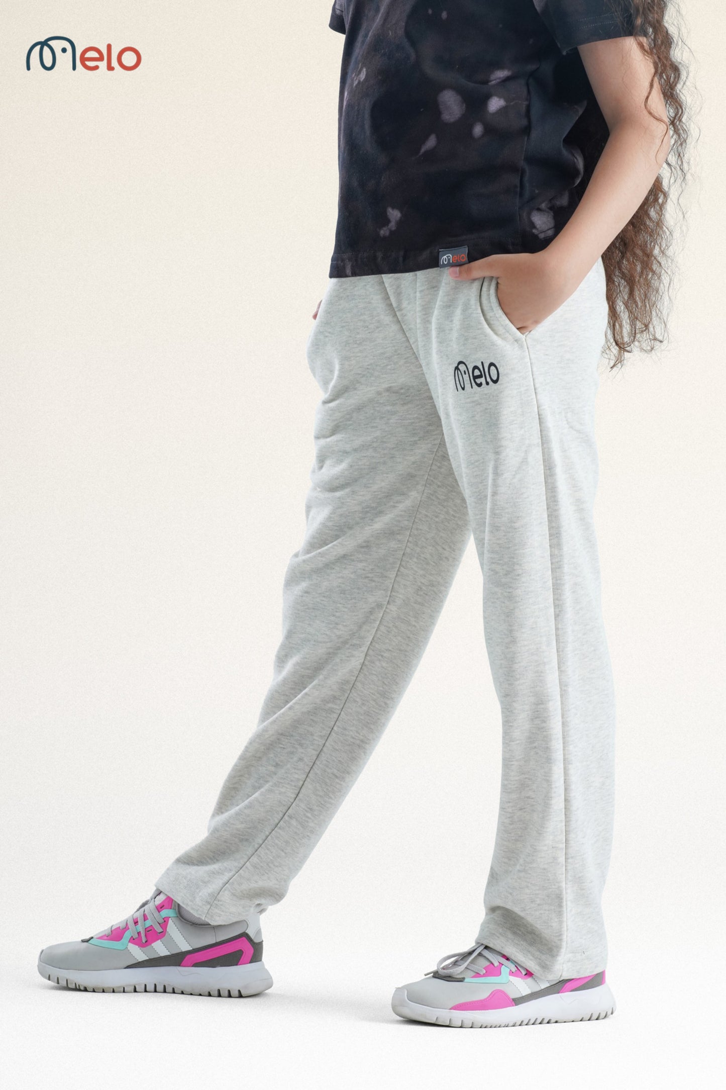 stright Legs Pants – Light Gray