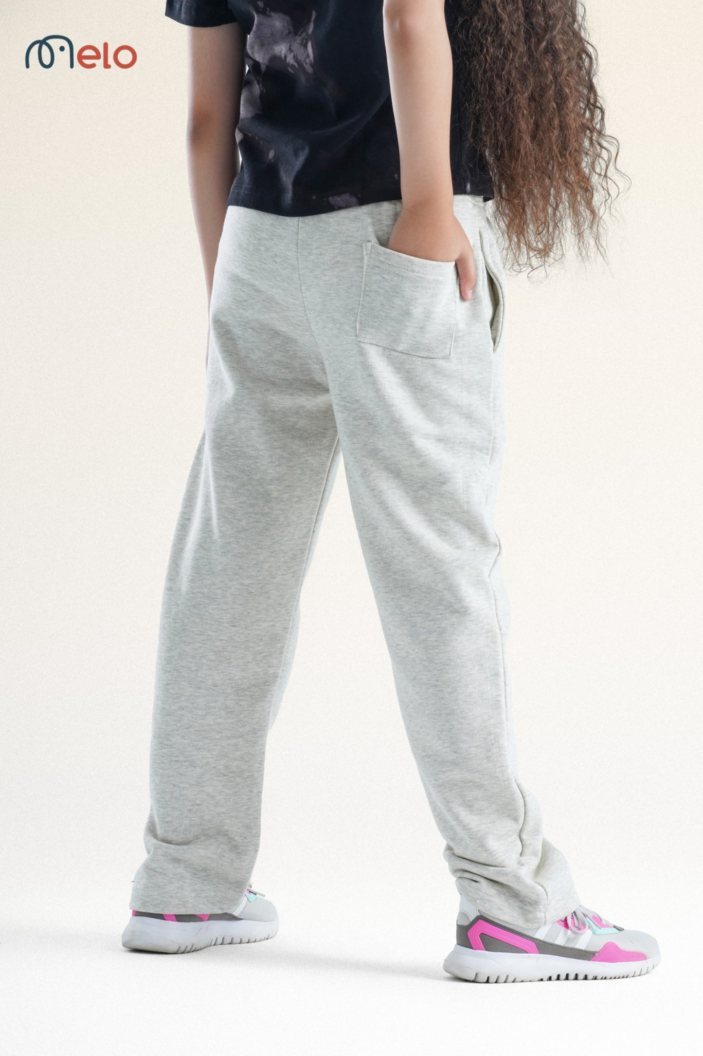 stright Legs Pants – Light Gray