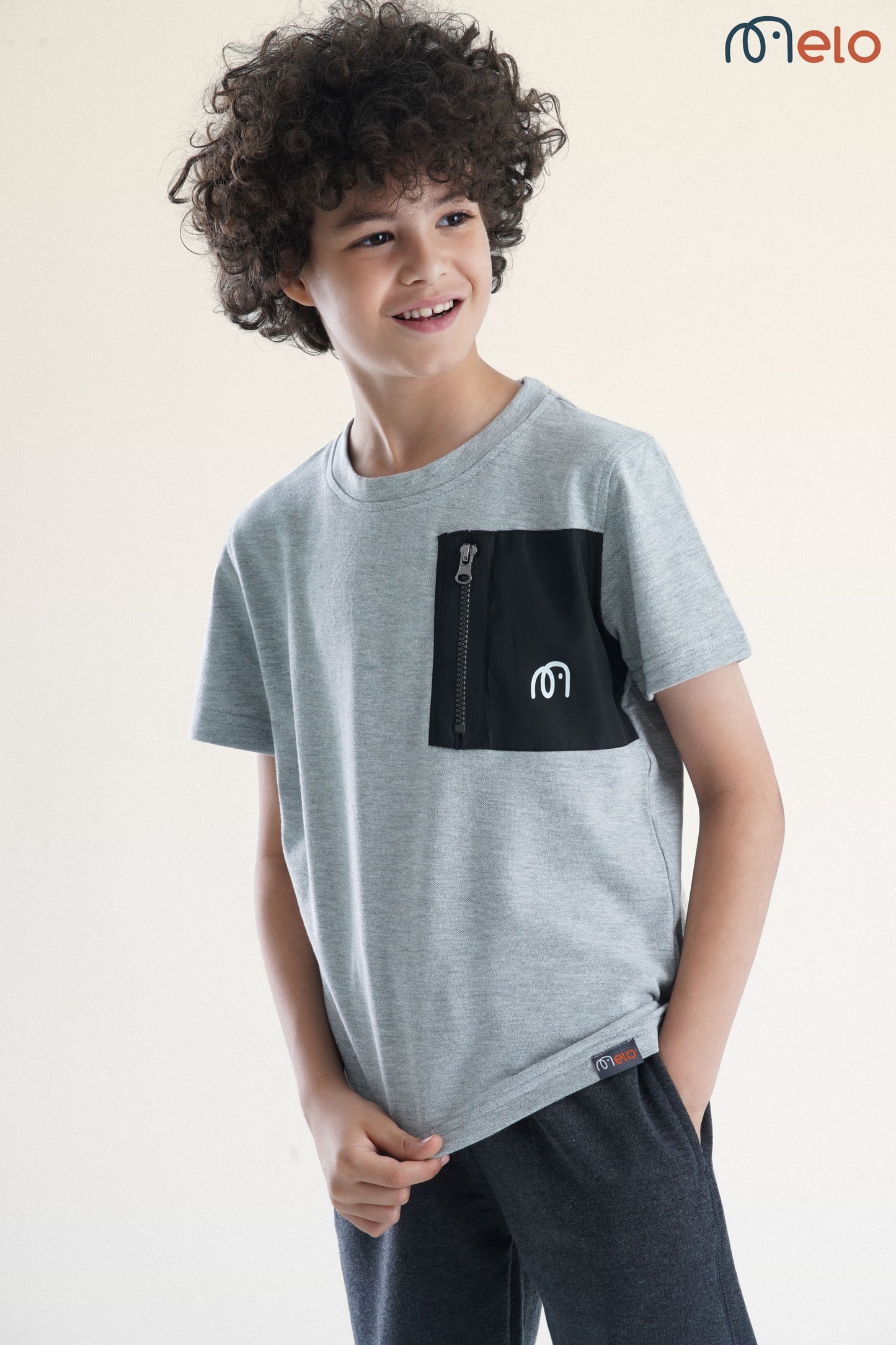Zip It t-shirt β Ash