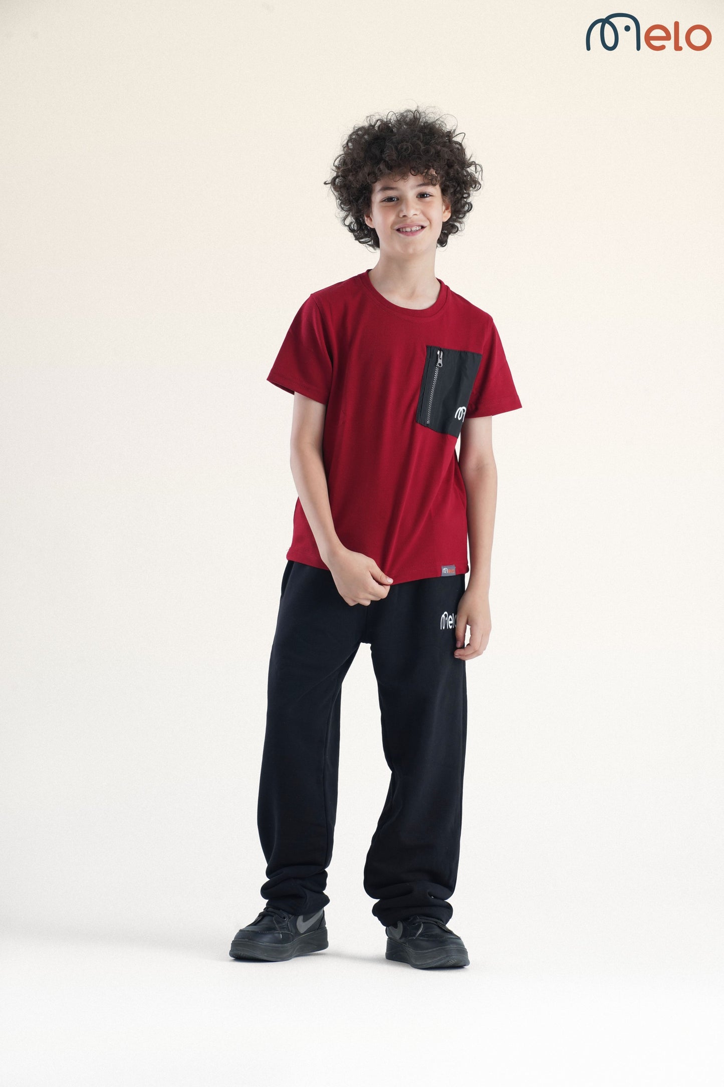 Zip It T-shirt – Dark Red