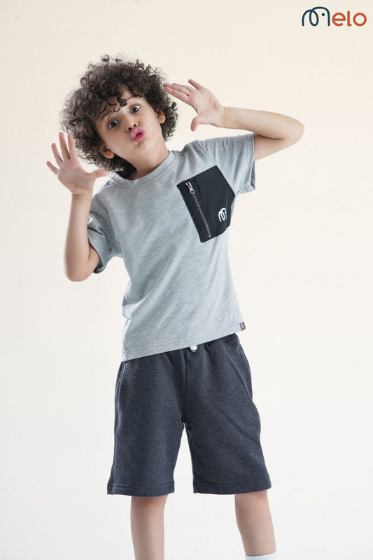Zip It t-shirt – Ash